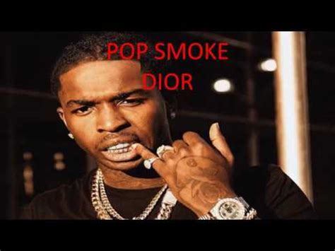 pop smoke dior traduzione|Pop Smoke .